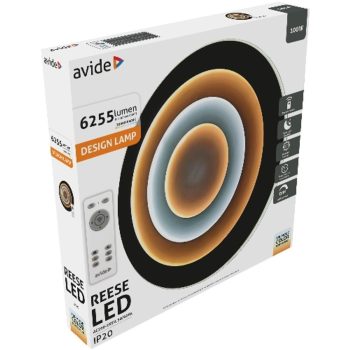   AVIDE Design Mennyezeti Lámpa Reese 100W(50+50) Rf Távirányítóval