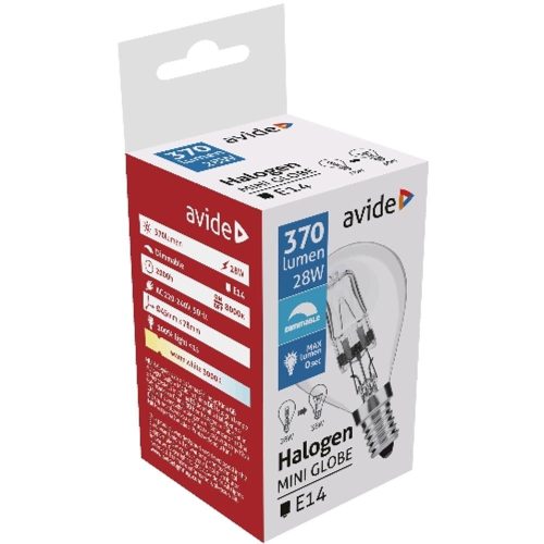 AVIDE Halogén Classic Mini 28W E14 2000H
