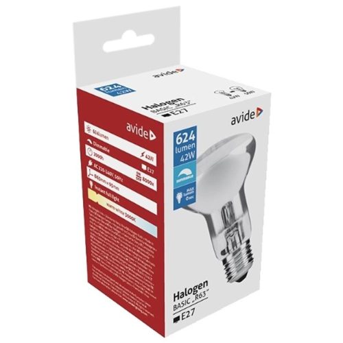 AVIDE Halogén R63 42W E27 2000H