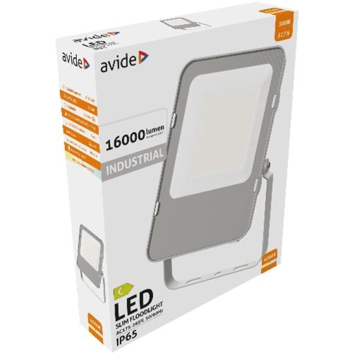 AVIDE Led Reflektor Ipari Smd 100W Nw 4000K 160Lm/W