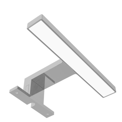 Avide LED Tükörvilágító Lámpa Szögletes Króm Műanyag 180mm természetes fehér 4000K 3.5W IP44
