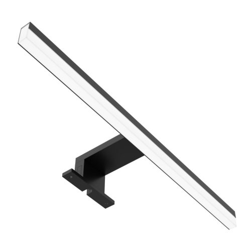Avide LED Tükörvilágító Lámpa Szögletes Fekete Alu 400mm természetes fehér 4000K 8W IP44