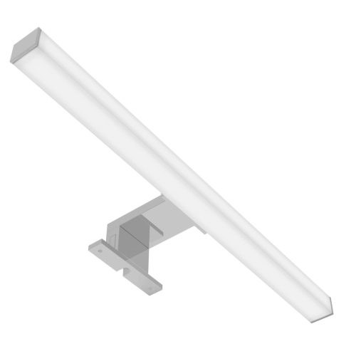 Avide LED Tükörvilágító Lámpa Szögletes Króm Műanyag 400mm természetes fehér 4000K 6W IP44