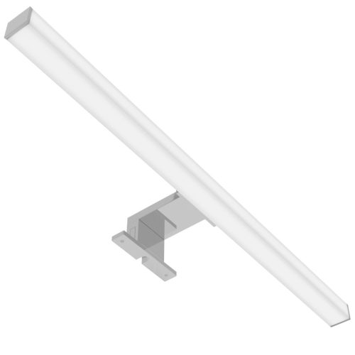 Avide LED Tükörvilágító Lámpa Szögletes Króm Műanyag 500mm természetes fehér 4000K 7W IP44