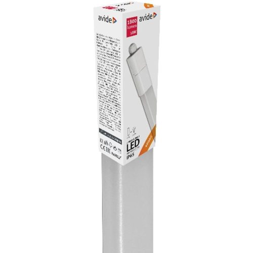 AVIDE Led Nano Lámpatest Sorolható 600Mm 18W 4000K Nw Ip65