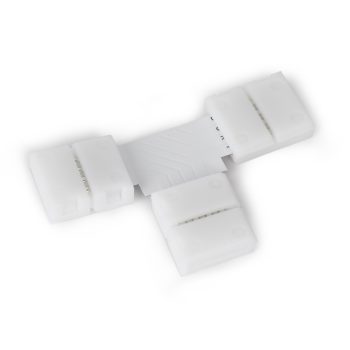   Avide LED Szalag 12-24V T elosztó elem, forr.mentes, RGB-4 eres, 10mm (10 db-os csom.)