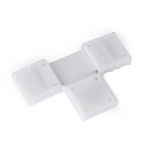 Avide LED Szalag 12-24V T elosztó elem, forr.mentes, RGB+W-5 eres, 12mm (10 db-os csom.)