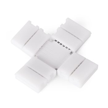   Avide LED Szalag 12-24V X elosztó elem, forr.mentes, RGB+CCT-6 eres, 12mm (10 db-os csom.)