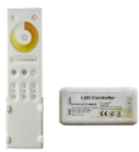 Avide LED szalag kiegészítő - 3- zónás CCT vezérlő távirányítóval, alkalmas CLED és SMD szalaghoz - CCT