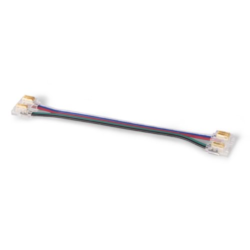 Avide C-LED Szalag 12-24V toldó, forr.mentes, RGB+W-5 eres, 12mm/100mm (10 db-os csom.)