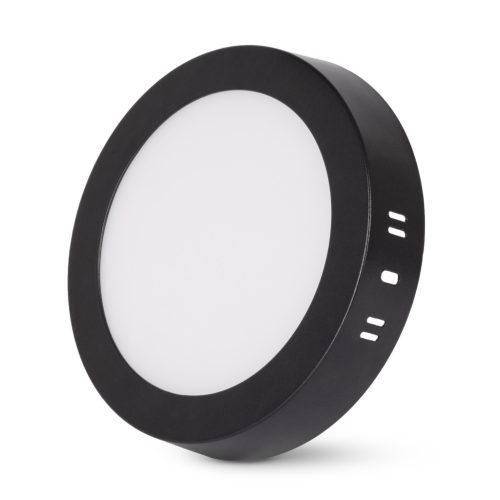 Avide LED Falra Szerelhető Kerek Mennyezeti Lámpa ALU 12W CCT IP44/IP20 Fekete