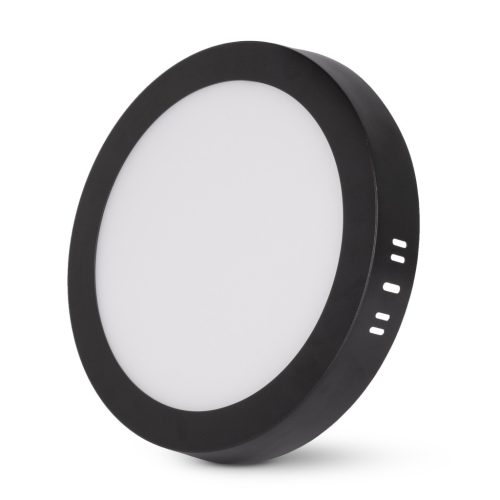Avide LED Falra Szerelhető Kerek Mennyezeti Lámpa ALU 18W CCT IP44/IP20 Fekete