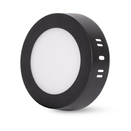 Avide LED Falra Szerelhető Kerek Mennyezeti Lámpa ALU 6W CCT IP44/IP20 Fekete