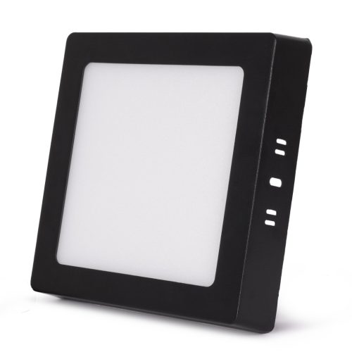 Avide LED Falra Szerelhető Négyzetes Mennyezeti Lámpa ALU 12W CCT IP44/IP20 Fekete