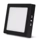 Avide LED Falra Szerelhető Négyzetes Mennyezeti Lámpa ALU 12W CCT IP44/IP20 Fekete