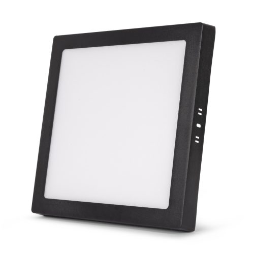 Avide LED Falra Szerelhető Négyzetes Mennyezeti Lámpa ALU 24W CCT IP44/IP20 Fekete