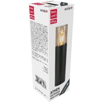 AVIDE Kültéri Álló Lámpa Athen 1Xe27 300Mm Ip54