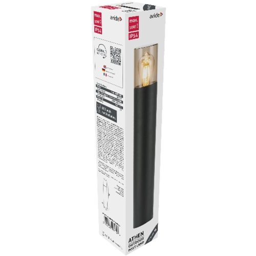 AVIDE Kültéri Álló Lámpa Athen 1Xe27 500Mm Ip54