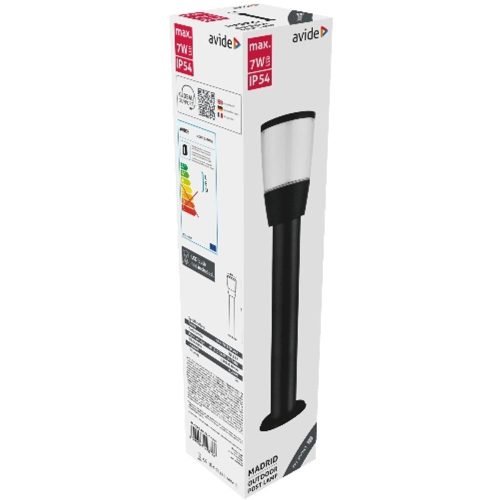 AVIDE Kültéri Álló Lámpa Madrid E27 Ip54 520Mm