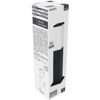   AVIDE Kültéri Álló Lámpa Panama 1Xe27 500Mm Ip44 Antracit