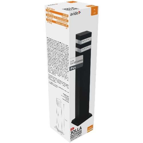 AVIDE Kültéri Álló Lámpa Jolla Led 2W Nw 500Mm Ip44 Fekete