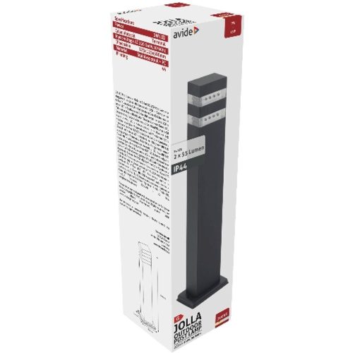 AVIDE Kültéri Álló Lámpa Jolla Led 2W Ww 500Mm Ip44 Antracit