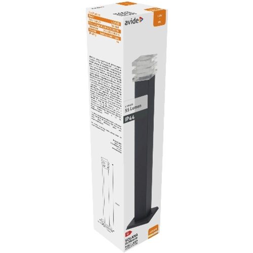 AVIDE Kültéri Álló Lámpa Solana Led 1.5W Nw 500Mm Ip44 Antracit