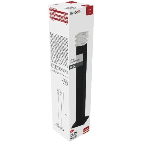AVIDE Kültéri Álló Lámpa Solana Led 1.5W Ww 500Mm Ip44 Fekete
