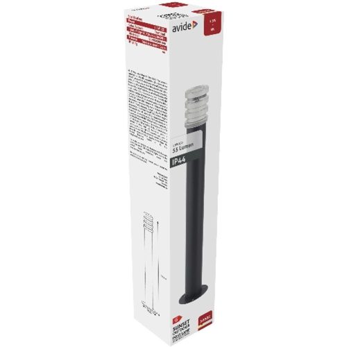 AVIDE Kültéri Álló Lámpa Sunset Led 1.5W Ww 500Mm Ip44 Antracit