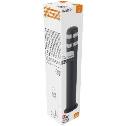 AVIDE Kültéri Álló Lámpa York Led 2W Nw 500Mm Ip44 Antracit