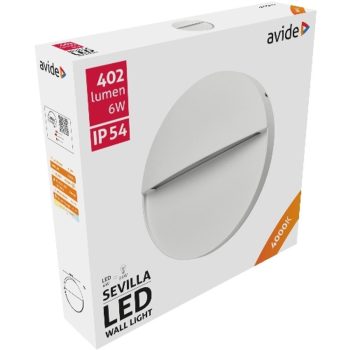 AVIDE Kültéri Lépcső Lámpa Sevilla Led 6W Nw Ip54 160Mm