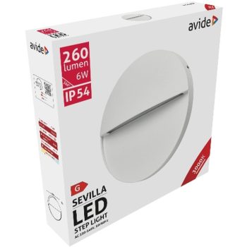 AVIDE Kültéri Lépcső Lámpa Sevilla Led 6W Ww Ip54 160Mm