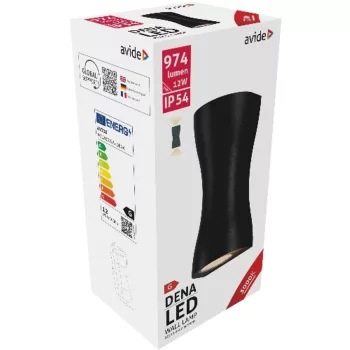AVIDE Kültéri Fali Lámpa Dena Led 12W Ww Ip54