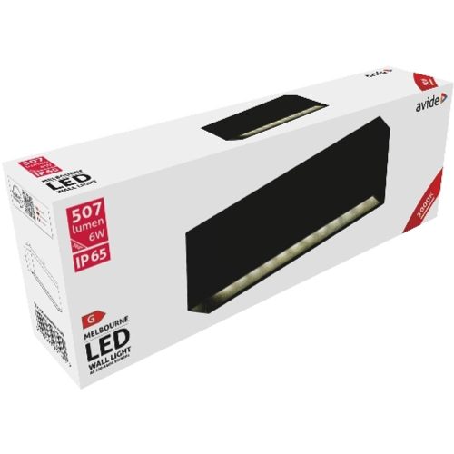 AVIDE Kültéri Fali Lámpa Melbourne Led 6W Ww Ip65