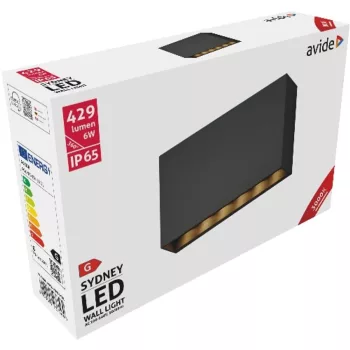 AVIDE Kültéri Fali Lámpa Sydney Led 6W Ww Ip65 200Mm