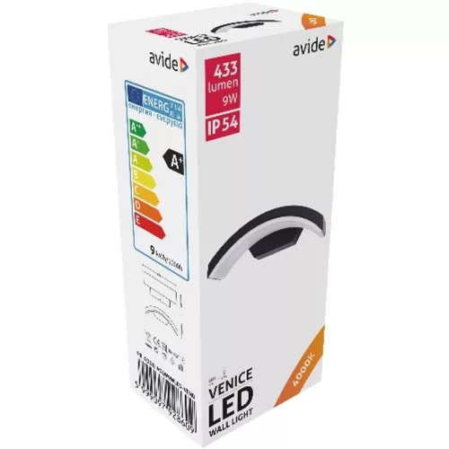 AVIDE Kültéri Fali Lámpa Venice Led 9W Nw Ip54