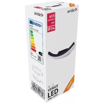 AVIDE Kültéri Fali Lámpa Venice Led 9W Nw Ip54