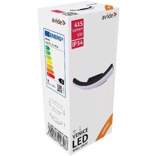 AVIDE Kültéri Fali Lámpa Venice Led 9W Nw Ip54