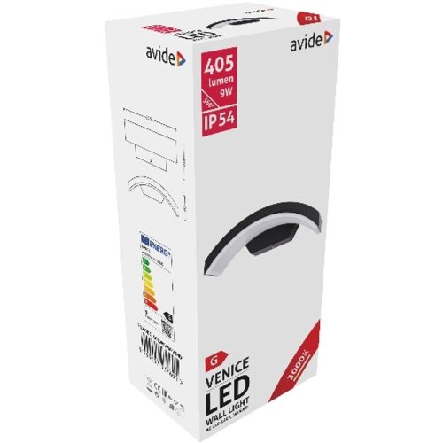 AVIDE Kültéri Fali Lámpa Venice Led 9W Ww Ip54
