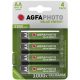 AVIDE Agfaphoto Akkumulátor Ceruza 2300Mah B4/ 1 Db
