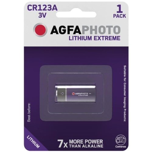 AVIDE Agfaphoto Lithium Fotóelem Cr123A B1