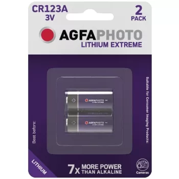 AVIDE Agfaphoto Lithium Fotóelem Cr123A B2/ 1 Db