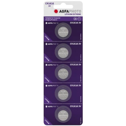 AVIDE Agfaphoto Lithium Gombelem Cr1616 B5