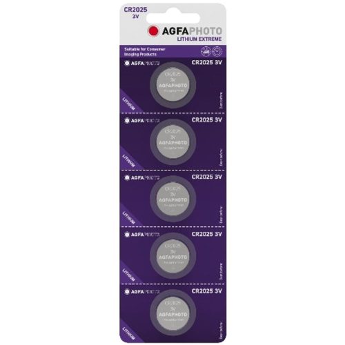 AVIDE Agfaphoto Lithium Gombelem Cr2025 B5