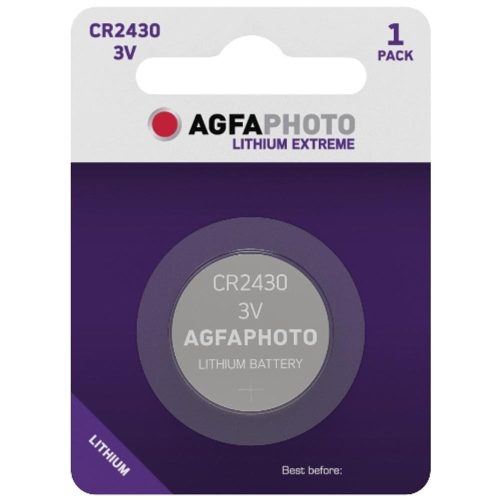 AVIDE Agfaphoto Lithium Gombelem Cr2430 B1