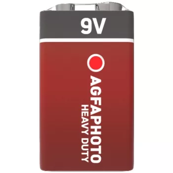 AVIDE Agfaphoto Heavy Duty Féltartós 9V Elem Shrink S1