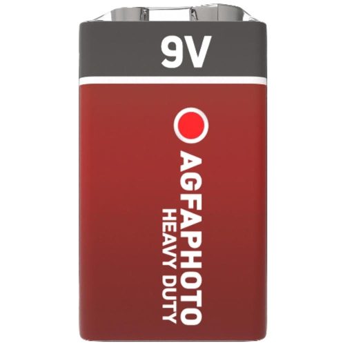 AVIDE Agfaphoto Heavy Duty Féltartós 9V Elem Shrink S1