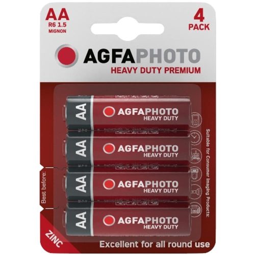 AVIDE Agfaphoto Heavy Duty Féltartós Ceruza Elem Aa B4/ 1 Db