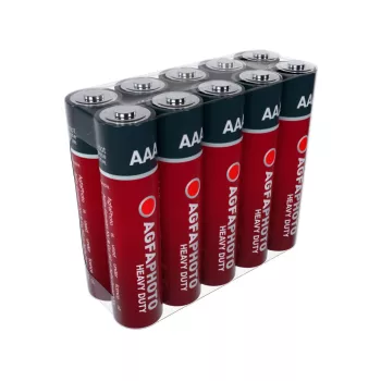 AgfaPhoto Heavy Duty Féltartós Mikro Elem AAA SHRINK S2x5