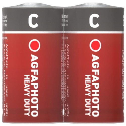 AVIDE Agfaphoto Heavy Duty Féltartós Baby Elem C Shrink S2/ 1 Db